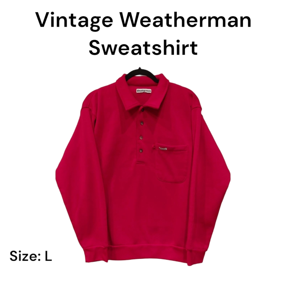 Vintage Weatherman Red Sweatshirt